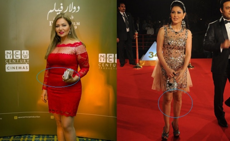 نجمات ظهرن بفساتين قصيرة لم تناسب أجسامهن إطلاقاً.. شاهدوا الصور واحكموا بأنفسكم